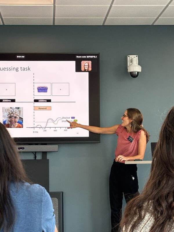 Dr. Clements presenting